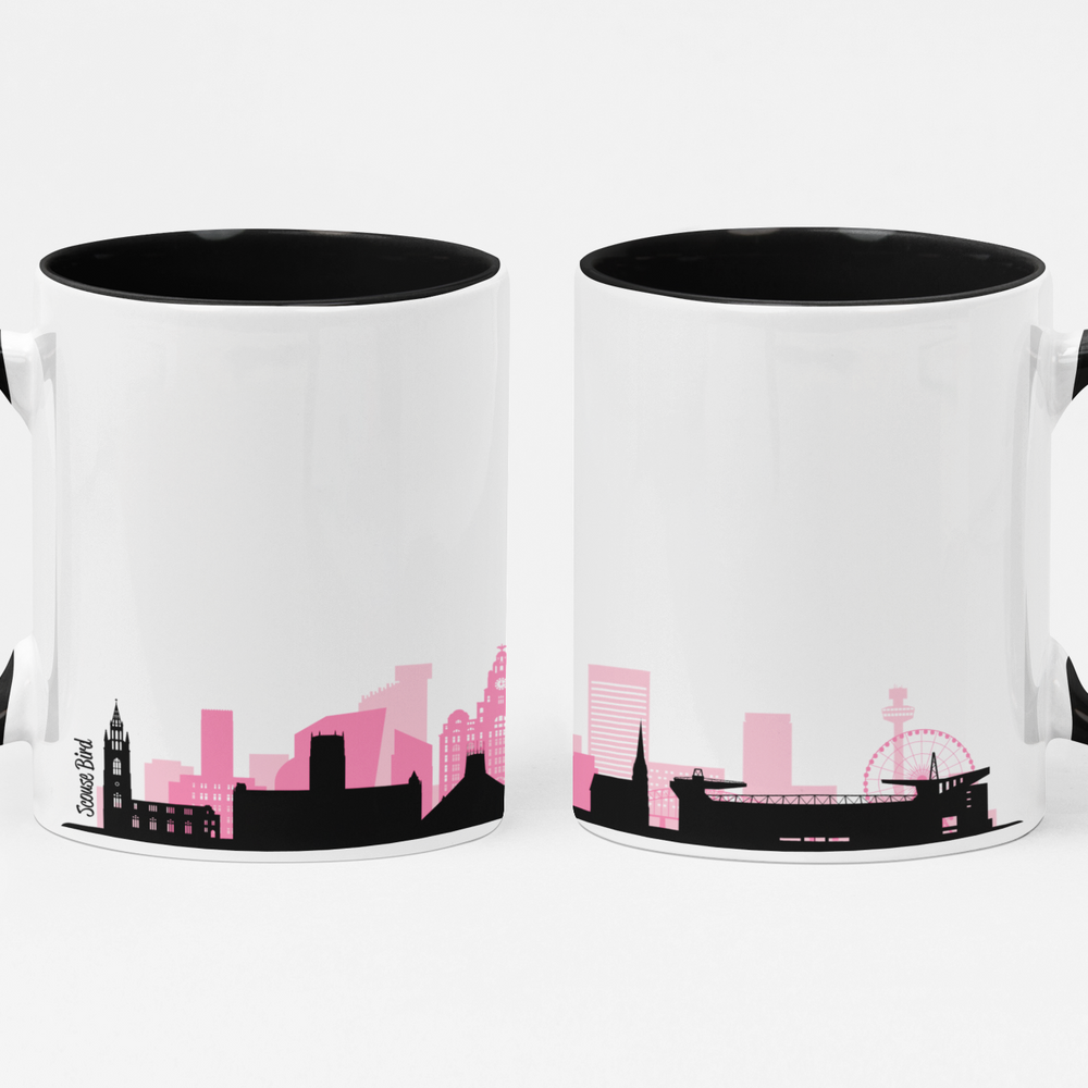 Scouse Bird Skyline Mug