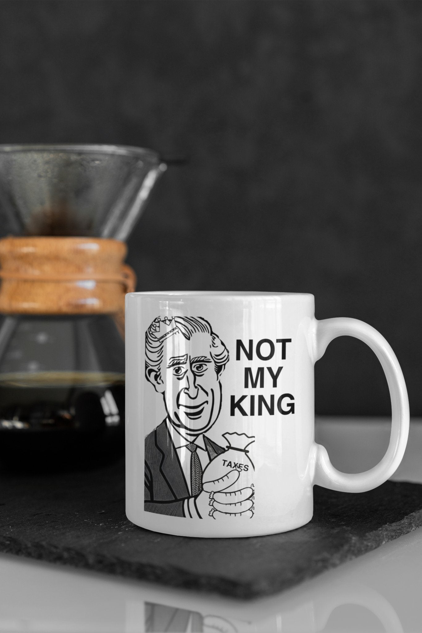 Not My King Mug - Mug - The Scouse Bird Shop