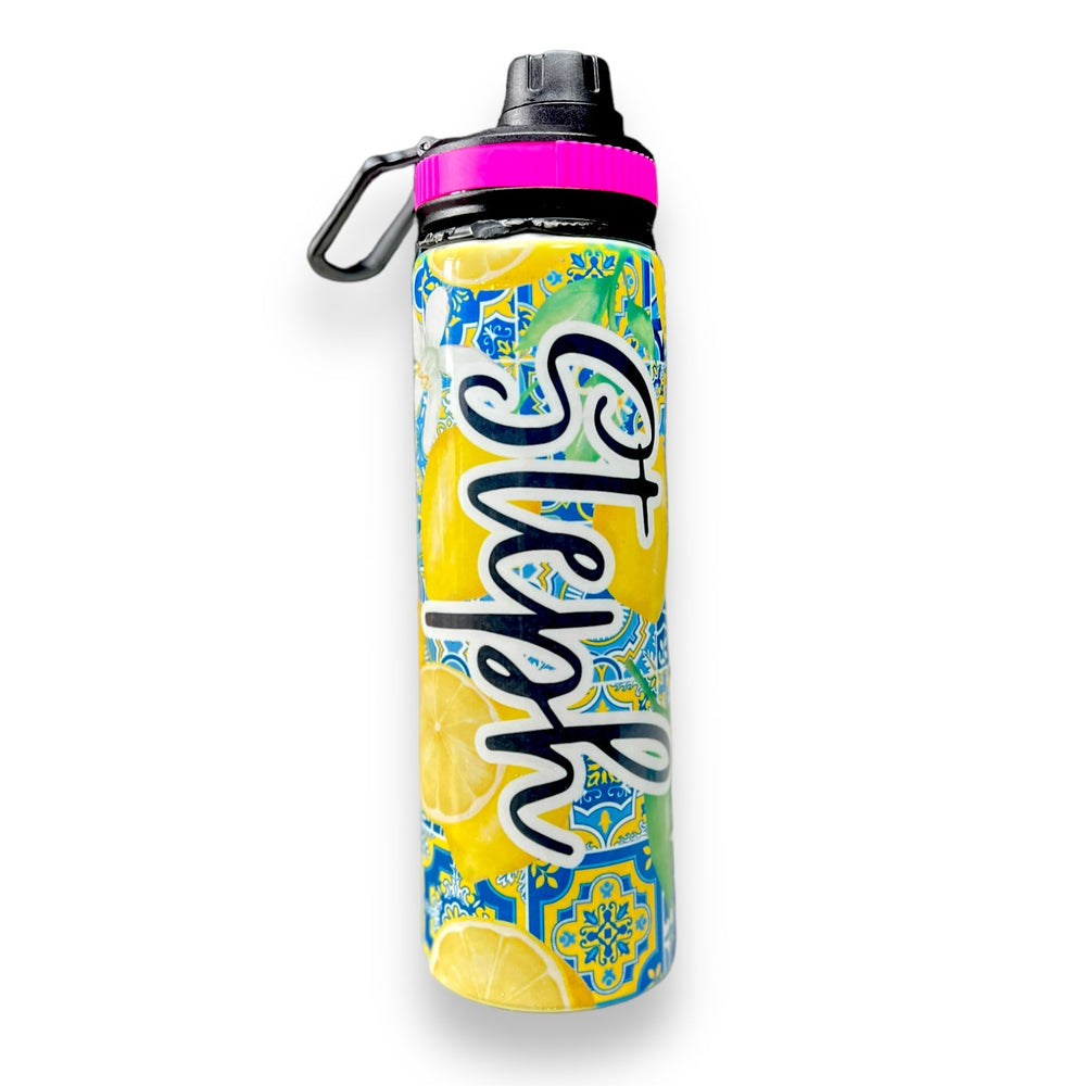 Personalised Sip & Lid Metal Water Bottle - Mug - The Scouse Bird Shop