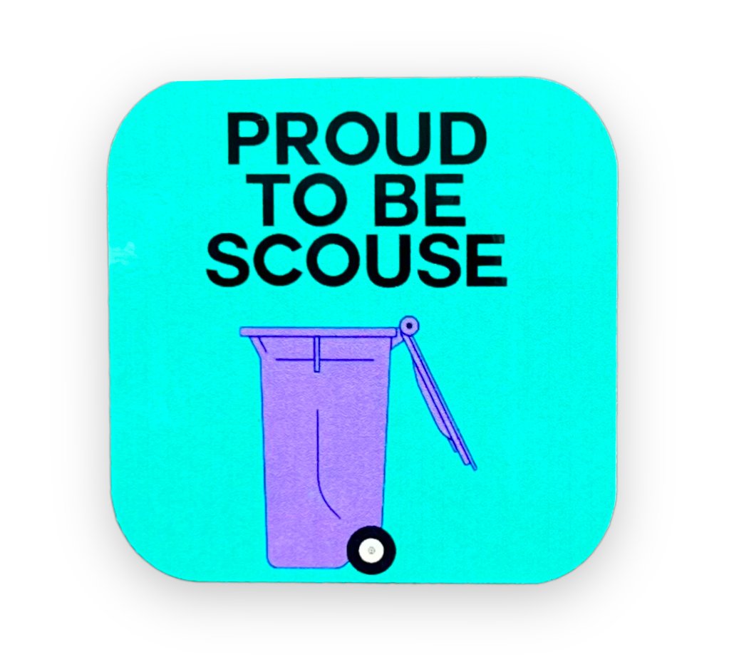 Proud To Be Scouse Fridge Magnet - Fridge Magnet - The Scouse Bird Shop