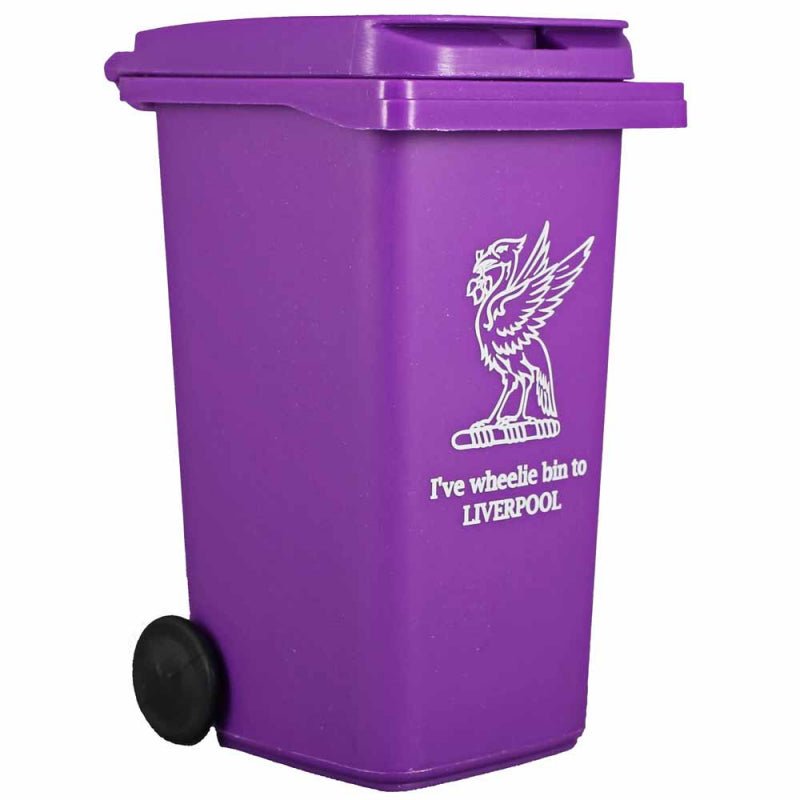 Purple Wheelie Bin desk tidy - Desk TIdy - The Scouse Bird Shop