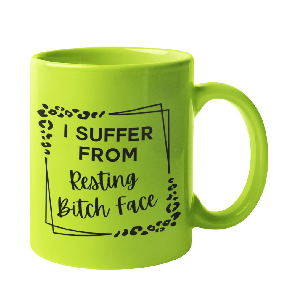 
                  
                    Resting Bitch Face Leopard Print Mug - Mug - The Scouse Bird Shop
                  
                