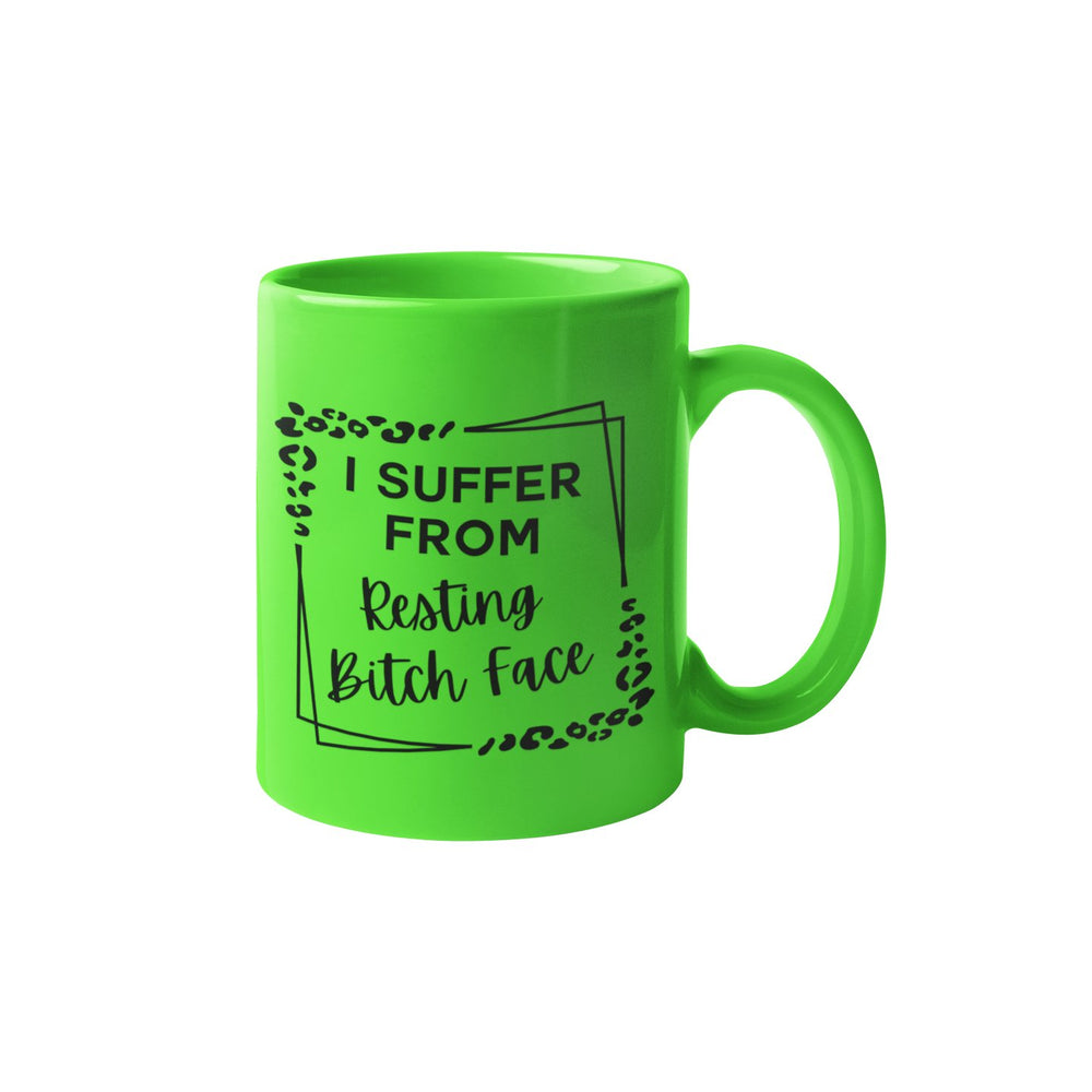 
                  
                    Resting Bitch Face Leopard Print Mug - Mug - The Scouse Bird Shop
                  
                