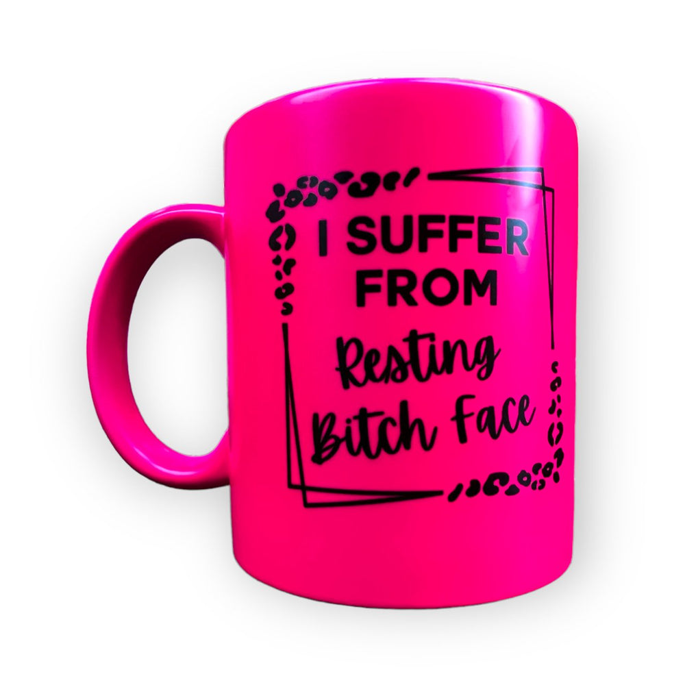 
                  
                    Resting Bitch Face Leopard Print Mug - Mug - The Scouse Bird Shop
                  
                