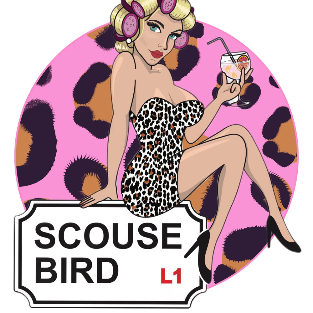 Scouse Bird Aluminium Sign - Print - The Scouse Bird Shop