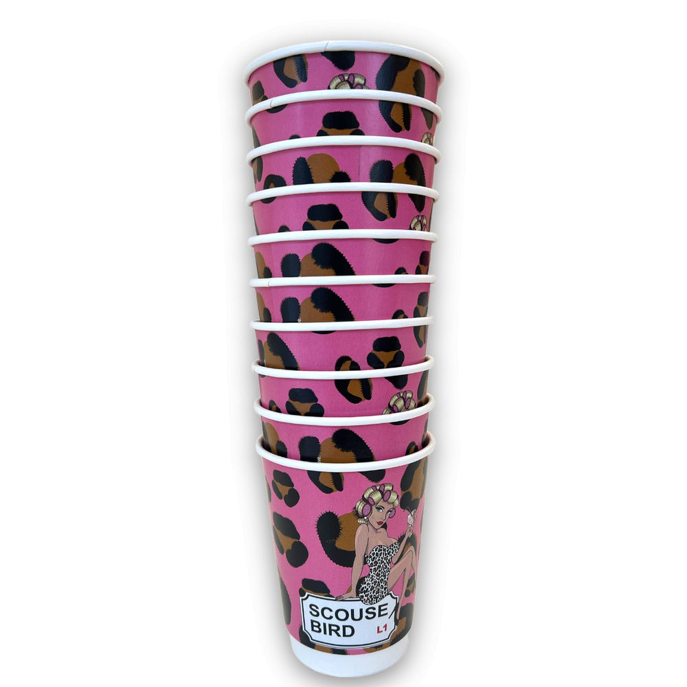 Scouse Bird Disposable Hot Drink Cup - Pack Of 10 - Mug - The Scouse Bird Shop