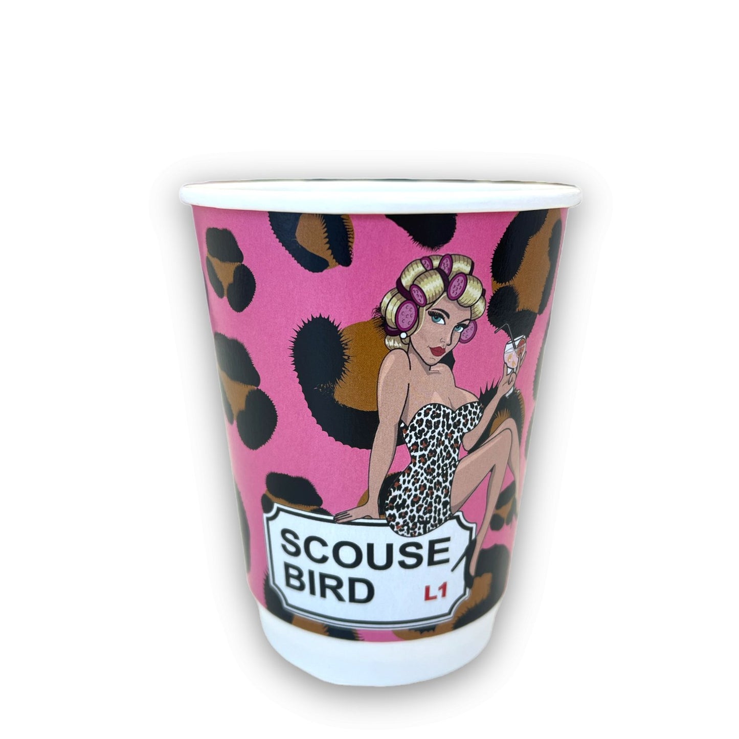 Scouse Bird Disposable Hot Drink Cup - Pack Of 10 - Mug - The Scouse Bird Shop