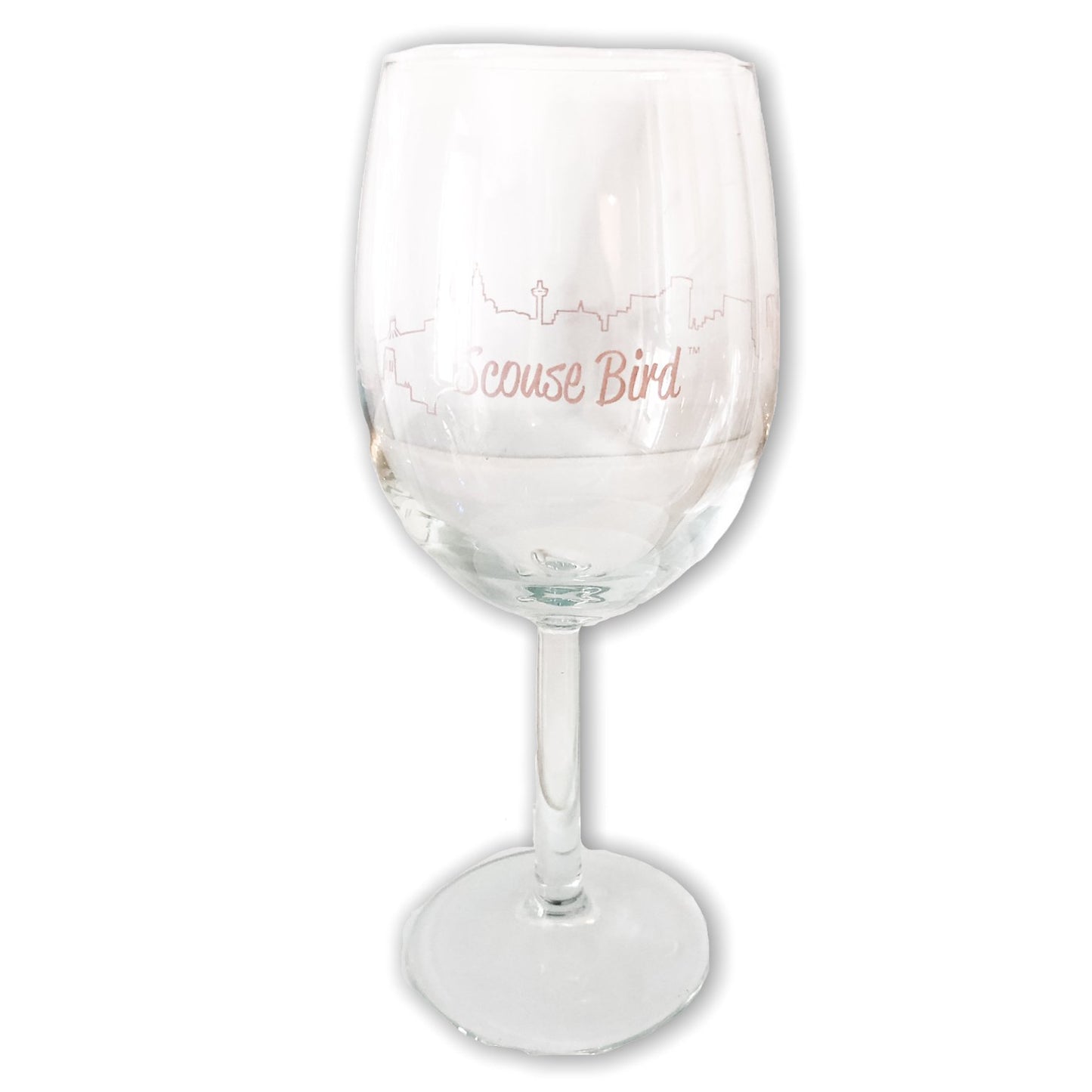 Scouse Bird Liverpool Skyline Wine Glass - Glass - The Scouse Bird Shop