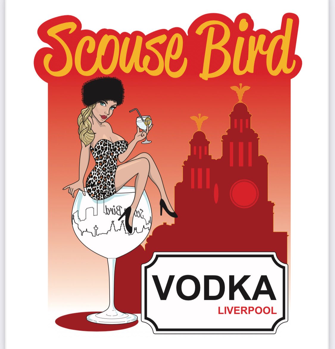 Scouse Bird Liverpool Vodka 70cl - Vodka - The Scouse Bird Shop