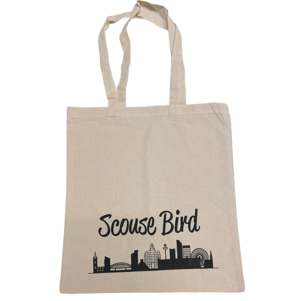 Scouse Bird Skyline Linen Tote Bag - Bag - The Scouse Bird Shop