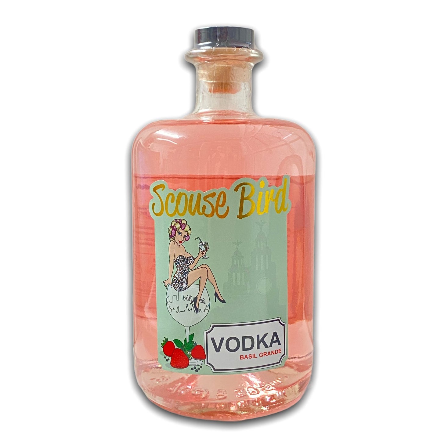 Scouse Bird Strawberry Basil Grande Vodka 70cl - Vodka - The Scouse Bird Shop