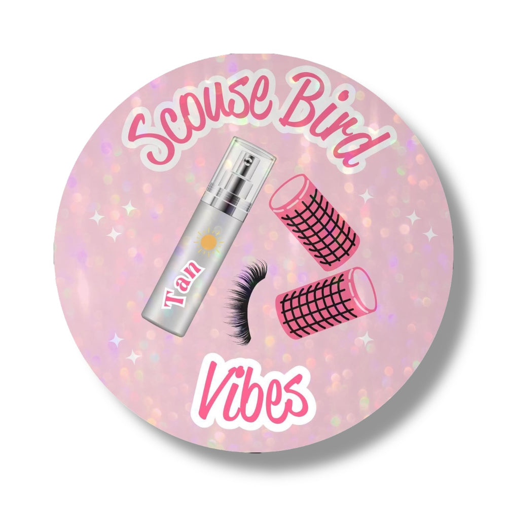 Scouse Bird Vibes Holographic Waterproof Sticker – bold, durable sticker with a holographic finish celebrating Liverpool pride and Scouse attitude.