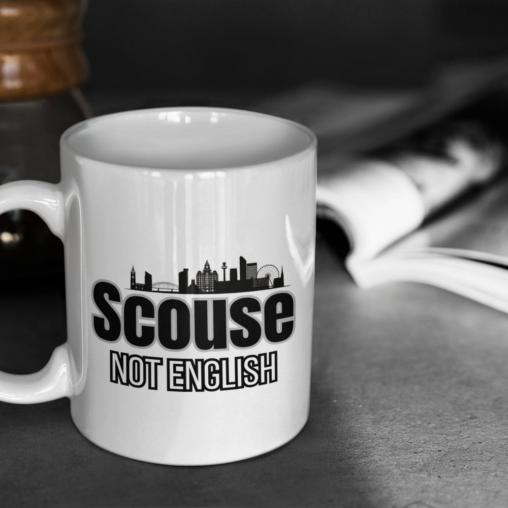 Scouse Not English Mug - Mug - The Scouse Bird Shop