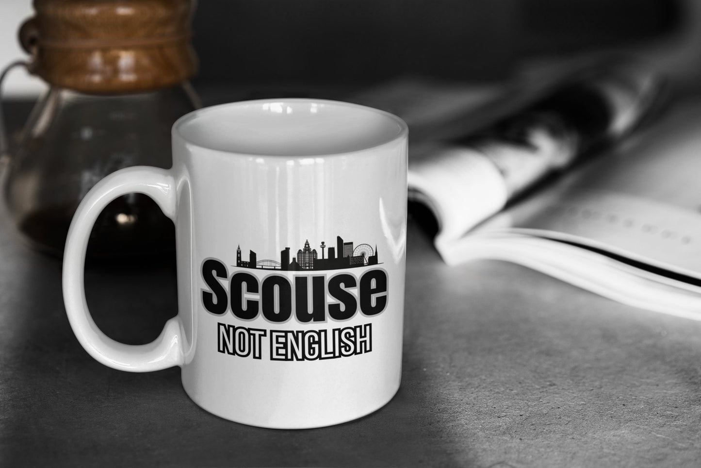 Scouse Not English Mug - Mug - The Scouse Bird Shop