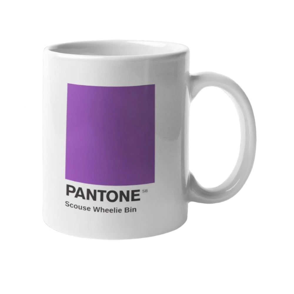 
                  
                    Scouse Pantone Mug - Wheelie Bin Purple
                  
                