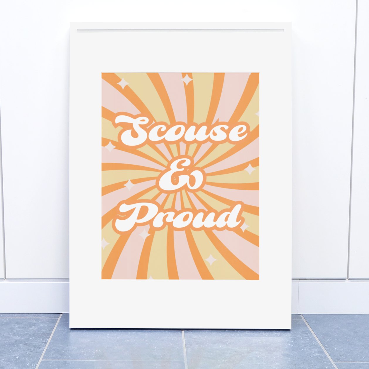 Scouse & Proud Print - Print - The Scouse Bird Shop