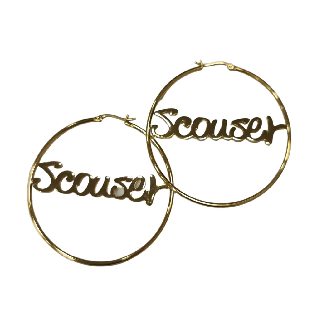 Scouser Hoop Earrings - Earrings - The Scouse Bird Shop