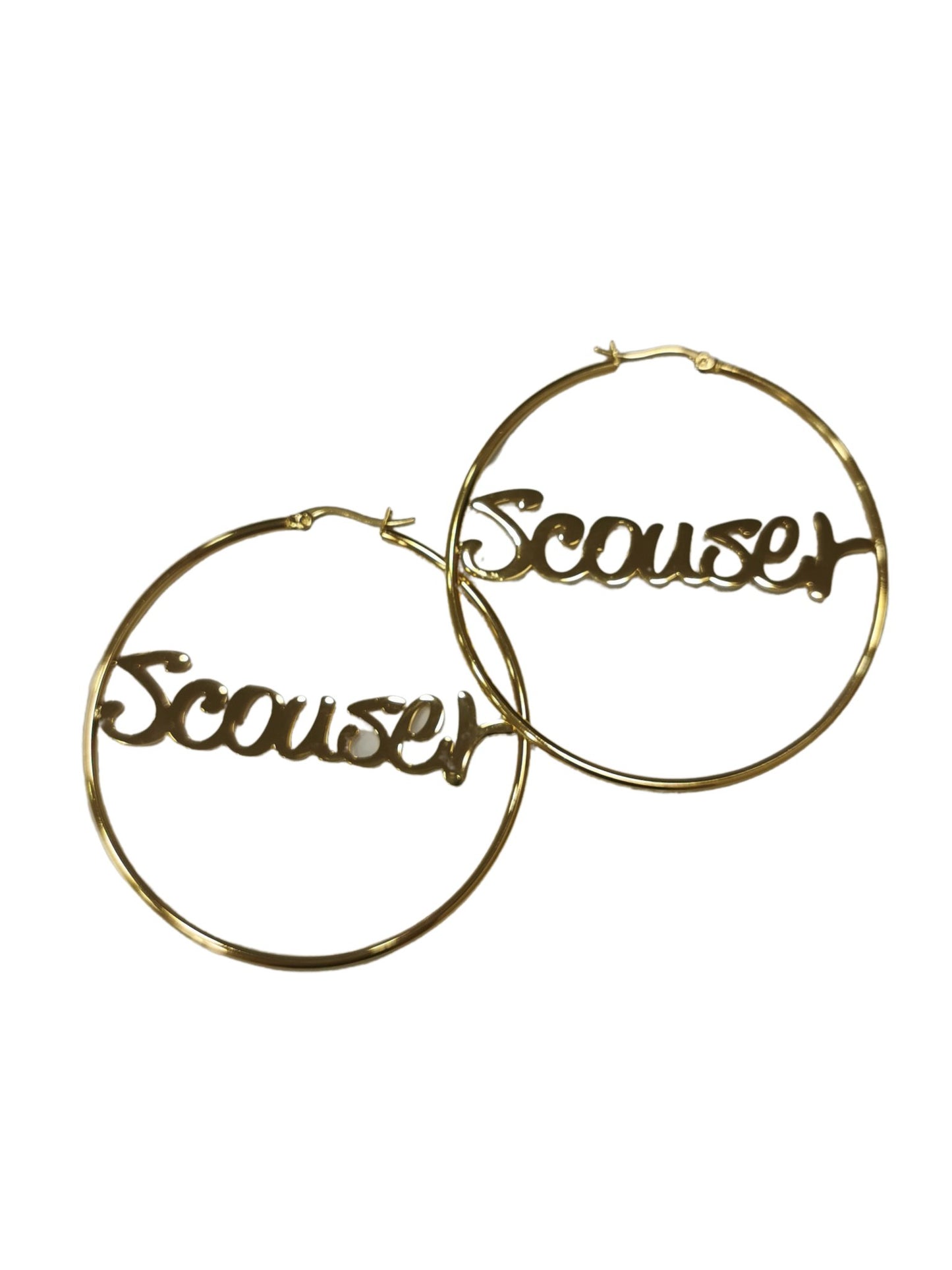 Scouser Hoop Earrings - Earrings - The Scouse Bird Shop