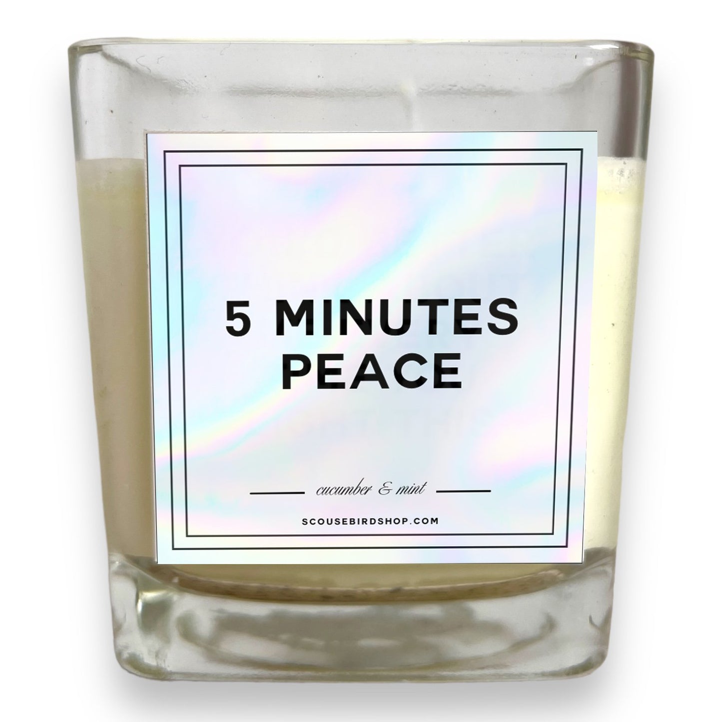 Soy Candle - 5 Minutes Peace - Candle - The Scouse Bird Shop