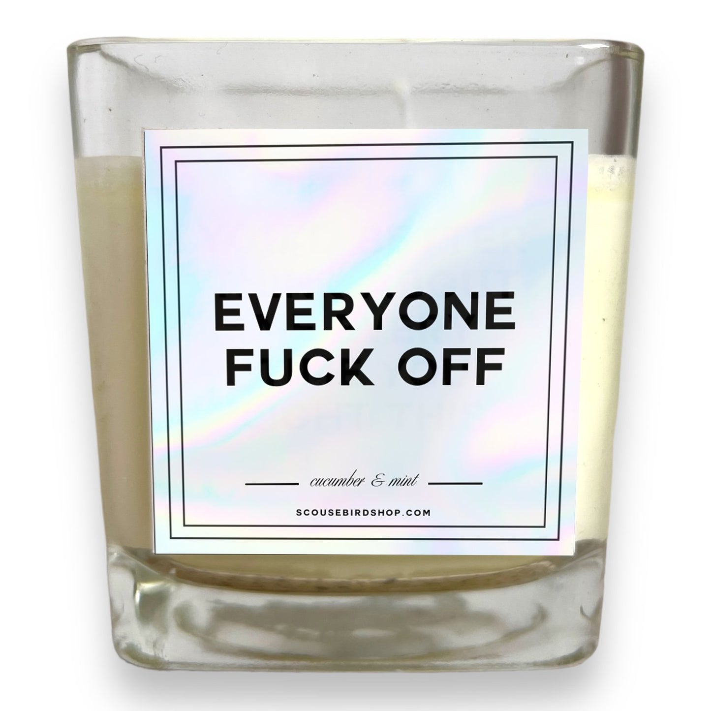 Soy Candle - Everyone Fuck Off - Candle - The Scouse Bird Shop