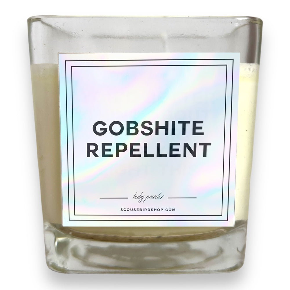 Soy Candle - Gobshite Repellent - Candle - The Scouse Bird Shop