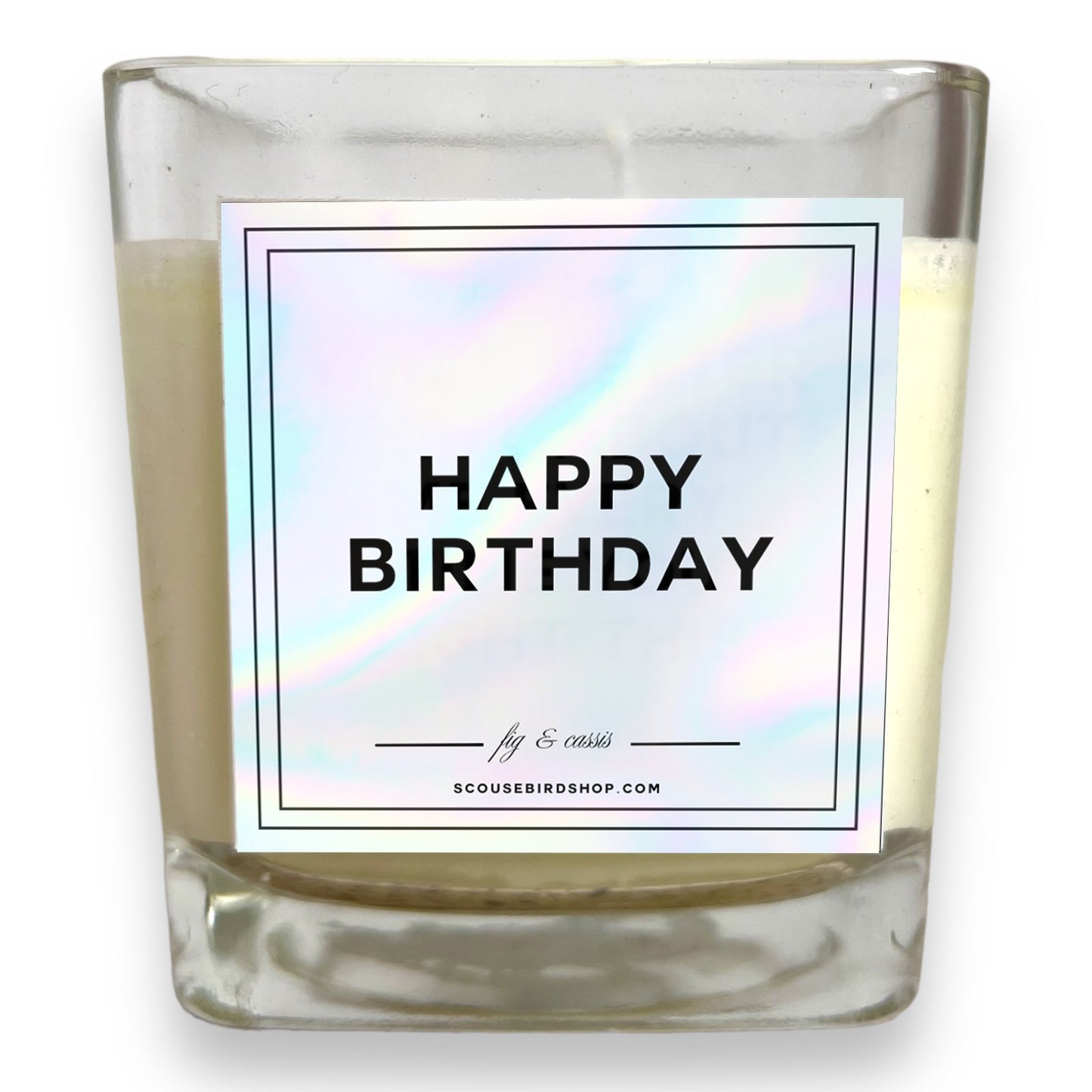 Soy Candle - Happy Birthday - Candle - The Scouse Bird Shop