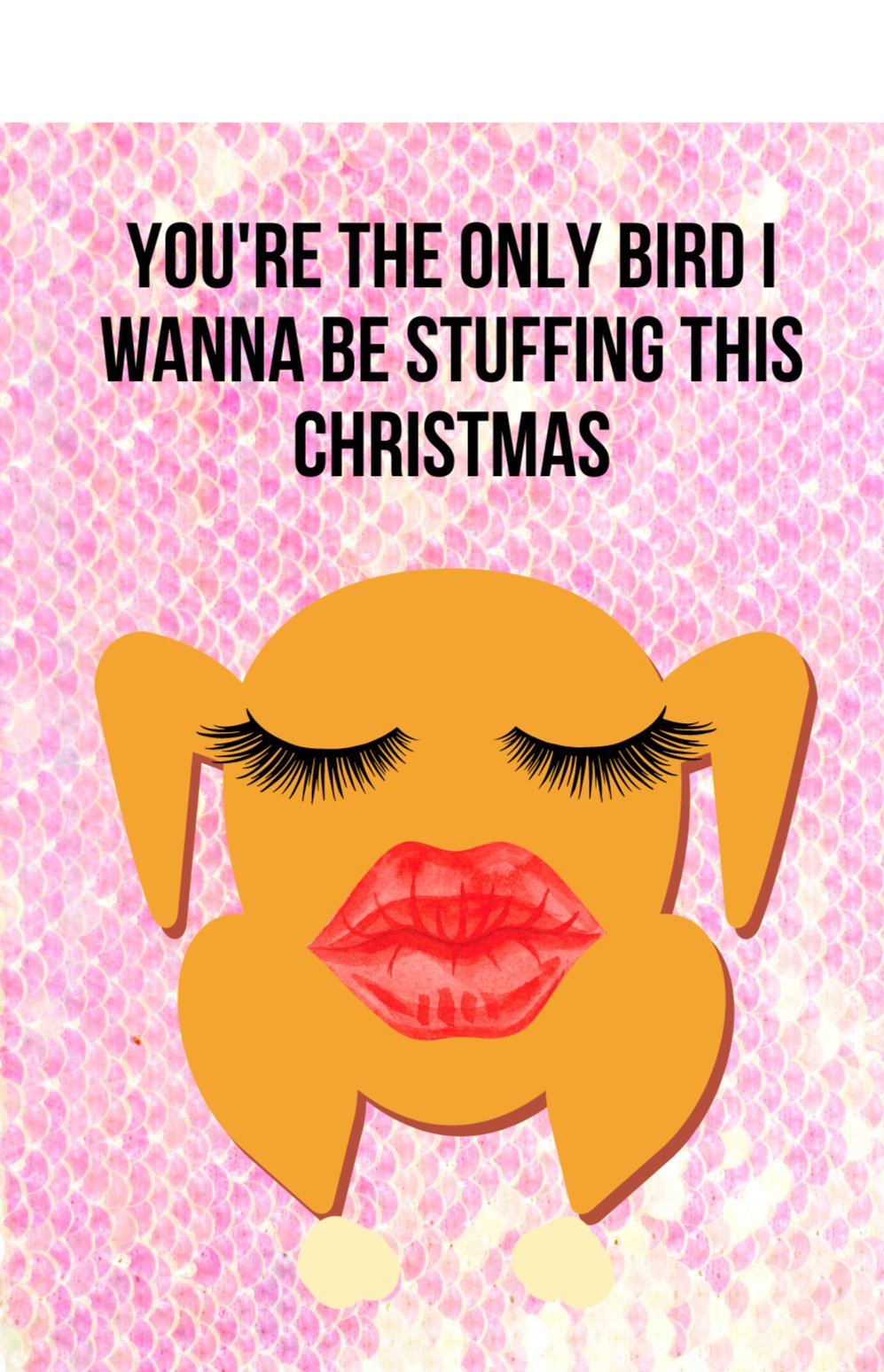 Stuffing Bird Christmas Card - Cards - The Scouse Bird Shop