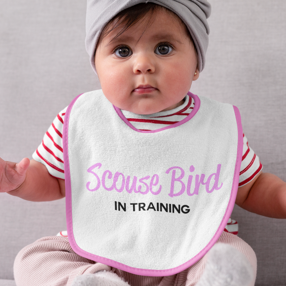 Scouse Bird & Scouse Lad In Training Baby Bibs