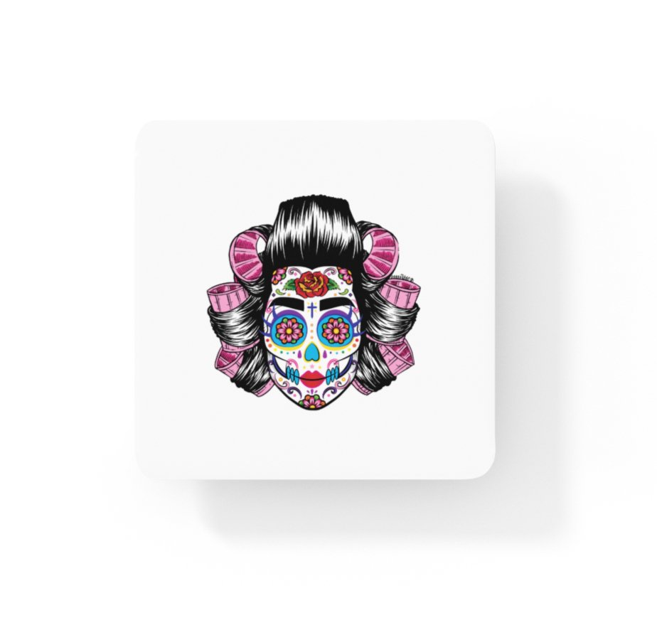 Sugar Skull Coaster - Coaster - The Scouse Bird Shop