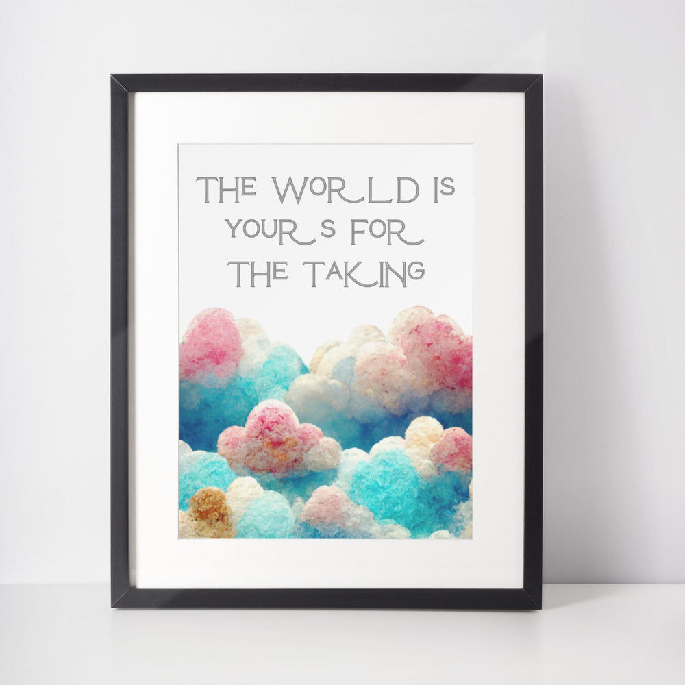 The World Is Yours Print - Print - The Scouse Bird Shop