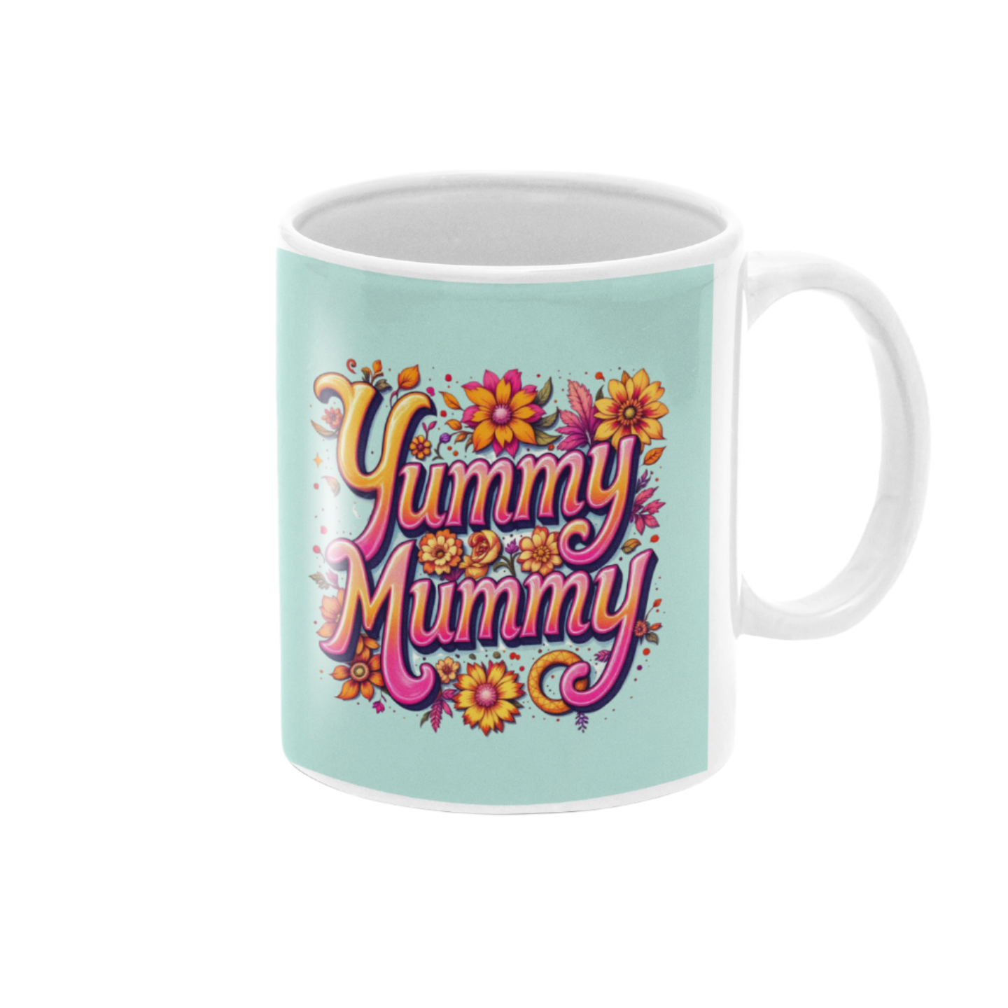 A ‘Yummy Mummy’ mug – a stylish and fun Mother’s Day gift for confident mums.