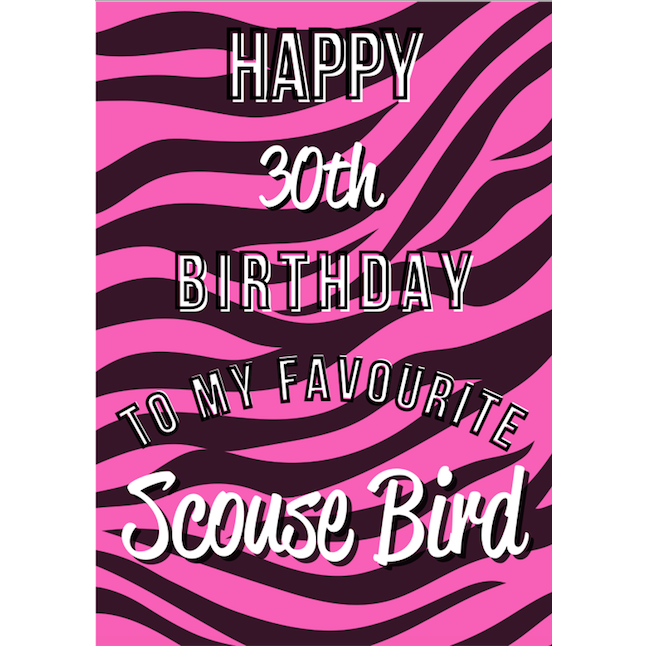 Happy Birthday - Custom Age Card