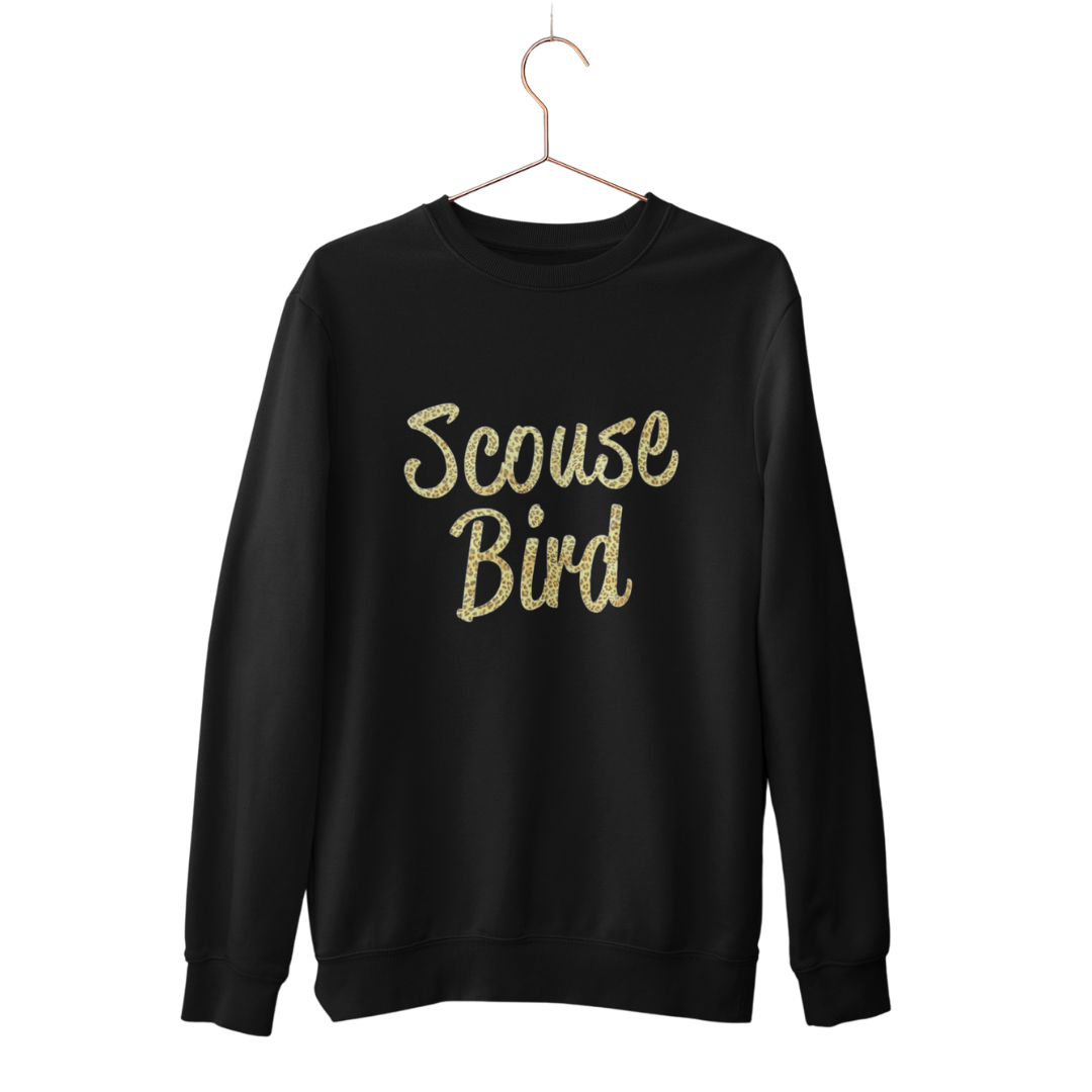 Scouse Bird Leopard Print Sweatshirt