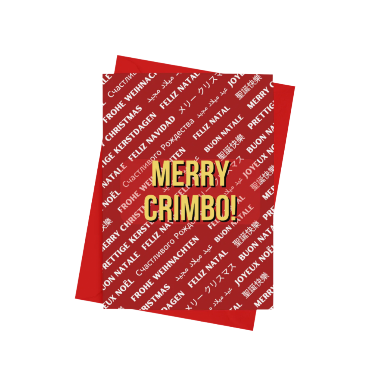 Multi Language (Including Scouse) Christmas Card